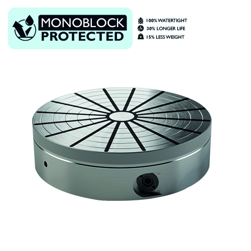 Die Permanent-Magnetspannplatte Alustar für Drehen und Rundschleifen