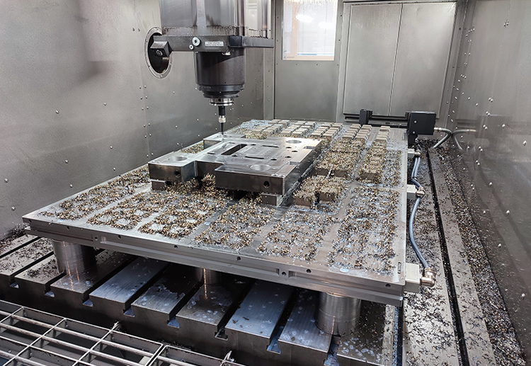 Verwenden des magnetspannplatten Mastermill 50